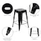 Flash Furniture Black 24" High Metal Stool, PK4 4-ET-31320-24-BK-R-GG - alternate 10
